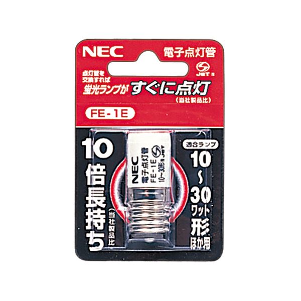 (まとめ) NEC 陰電子スタータ FE-1E1個 【×30書き割り】[21]