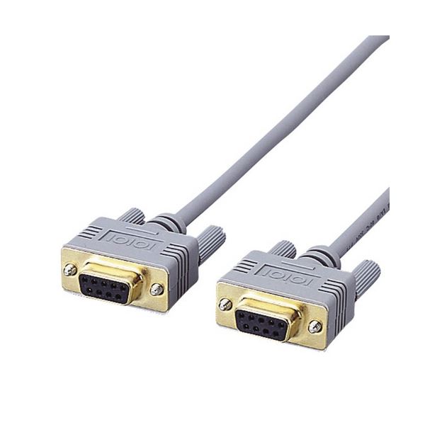 (まとめ) エレコムRS-232C有線テレビ(逆さま) D-Sub9pin刃針 1.5m C232R-915 1本 【×10書き割り】[21]