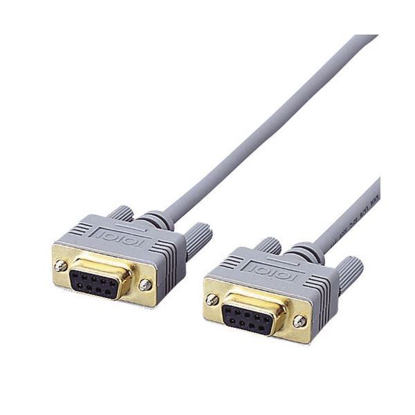 （まとめ）エレコムRS-232C有線テレビ(逆さま) D-Sub9pin刃針 3.0m C232R-930 1本【×3書き割り】[21]