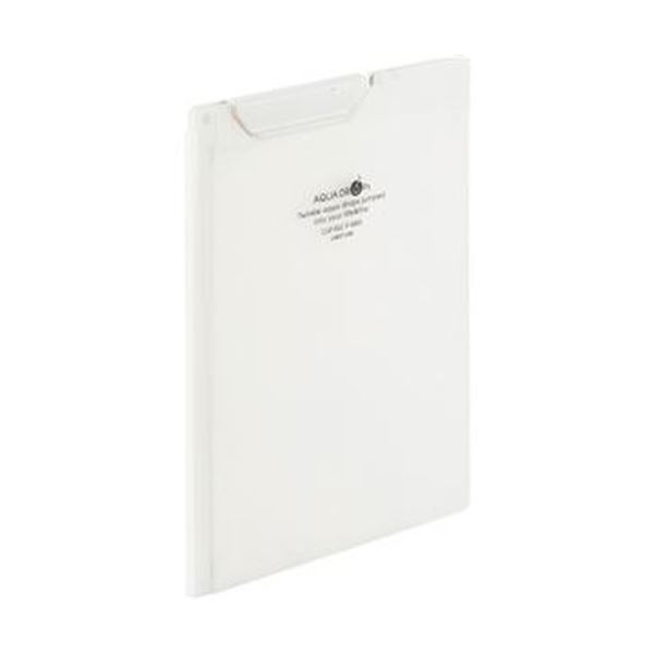 （まとめ）リヒトラブ AQUA DROPsゼムクリップ整理保存用具 A5 乳白 F-5065-1 1枚【×20書き割り】[21]