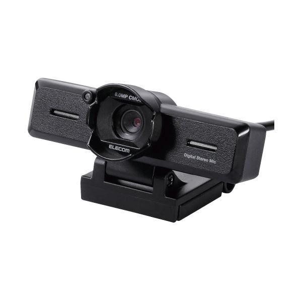 楽天市場】[ELECOM]WEBカメラ 4K対応 830万画素 オートズーム機能付