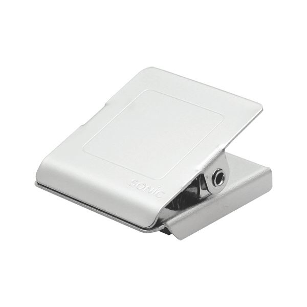 （まとめ）ソニック ステンレスマグネットクリップ S 口幅31粍 CP-1095 1個 【×50書き割り】[21]