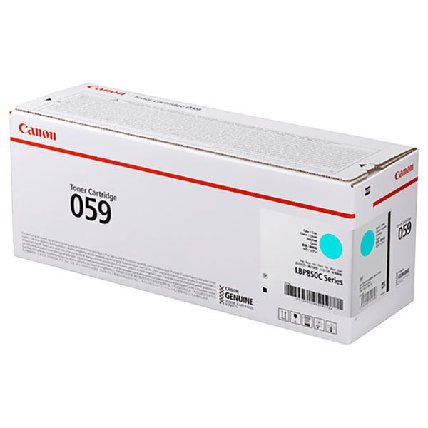 （まとめ）【完全無欠品】CANON 3622C001 トナーカートリッジ059シアン【×5書き割り】[21]