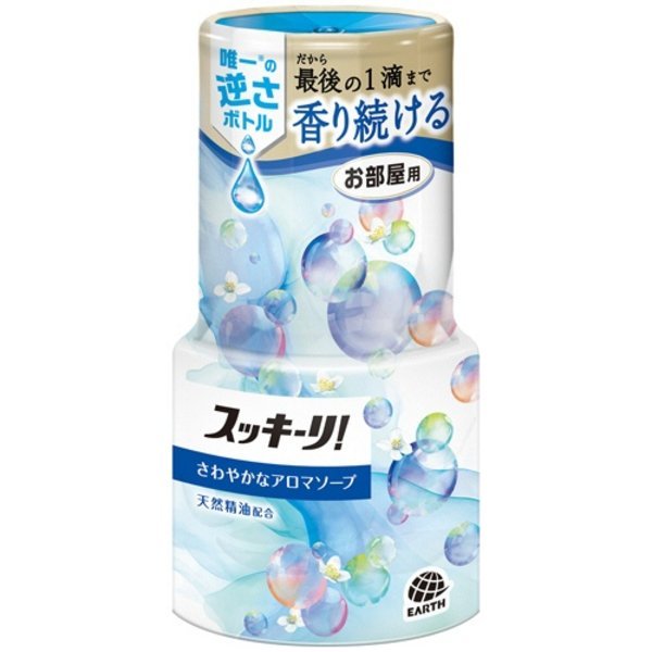（まとめ）アース製薬 お部屋のスッキーリ！さわやかなアロマソープ 400ml 1個【&times;20セット】[21]｜家具・インテリア雑貨　カグール