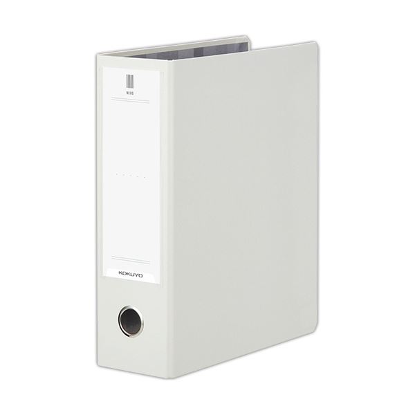 （まとめ）コクヨ 熱電子管整理保存用具(NEOS)A4タテ 800枚封じこめる 80粍とじ 背幅95粍 象牙色 フ-NE680W 1冊 【×5書き割り】[21]