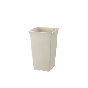 【60個セット】 角型 植木鉢/プランター 【6号 ホワイト】 約幅14.2cm 日本製 深型 リッチェル フォーレ スクエアポット[21]｜家具・インテリア雑貨　カグール