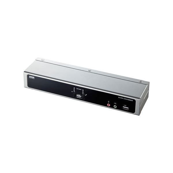 サンワサプライ デュアル繋がりDVI相応うマイコン自動小銃うつり変わり器(2:1) SW-KVM2HDCN2[21]