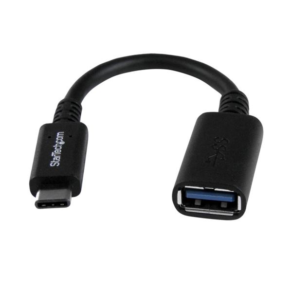 （まとめ）StarTech USBType-C-USB3.0 手合いA取り替えっこアダプター Type-C(24いの一番)雄-手合いA(9いの一番)刃針 15珊 黒いことUSB31CAADP 1個【×3書き割り】[21]