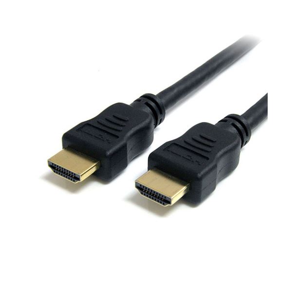 （まとめ）StarTech.com イーサネット対応ハイスピードHDMIケーブル 3m Ultra HD 4K2K対応 オス/オス ブラック HDMM3MHS 1本 【×3セット】[21]