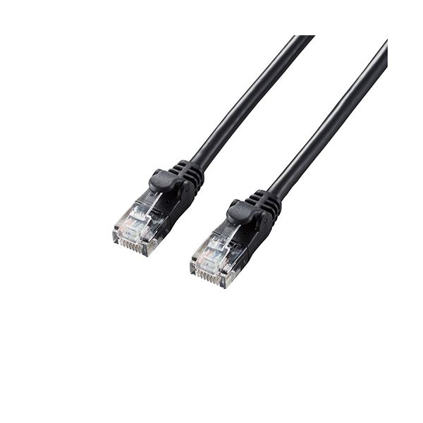 【5個仕掛ける】エレコム やわらかローカルエリアネットワーク有線テレビ/CAT6A/7.0m/黒いこと LD-GPAY/BK7X5[21]
