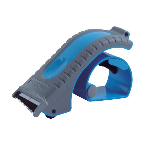 (まとめ) TRUSCO 脂製エルゴテープカッター 天の原青色色 TETC-B 1個 磁気テープ別売 【×3仕掛ける】[21]