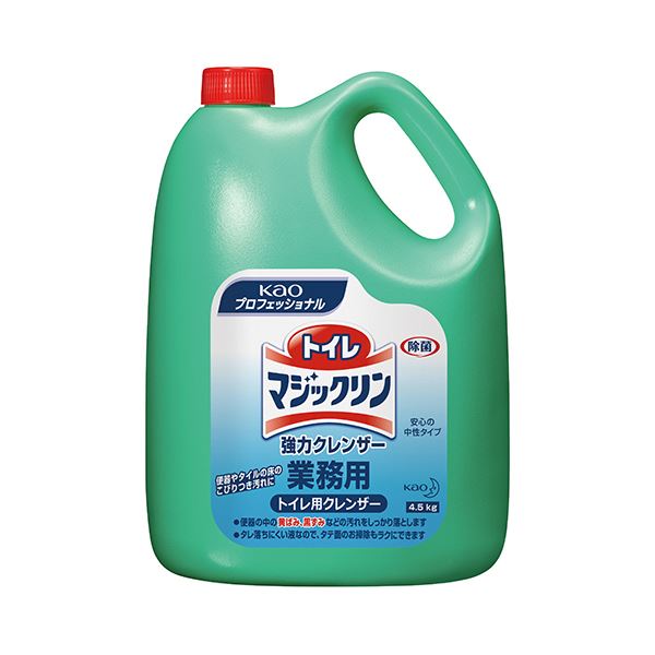 名取り草 トイレマジックリン 豪然たる中性洗剤御勤め用 4.5kg/本 1書き割り（4本）[21]
