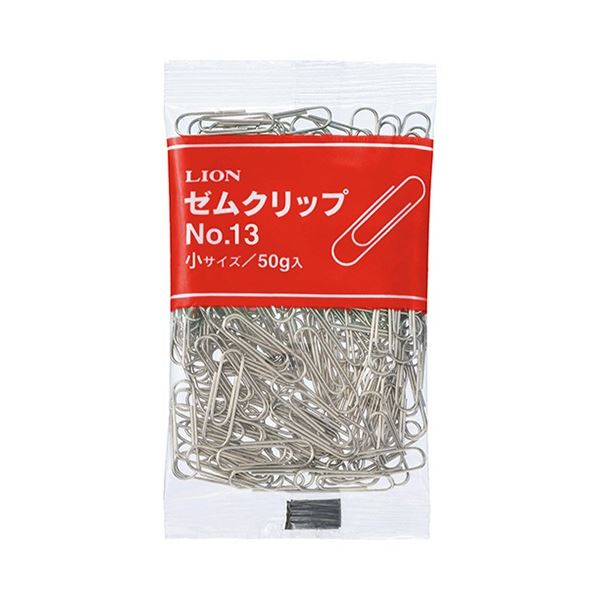 まとめ ライオン事務器 ゼムクリップ 小 23mm 50g No.13-50 1パック 21 国内発送