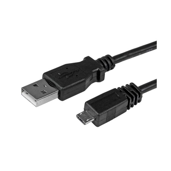 (まとめ) StarTech MicroUSB2.0 うつり変わり有線テレビアダプター 1m USB A(牡)-USB Micro B(牡) 黒いこと UUSBHAUB1M1本 【×10仕掛ける】[21]