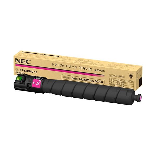NEC トナーカートリッジ マゼンタ PR-L3C750-12 1個[21]