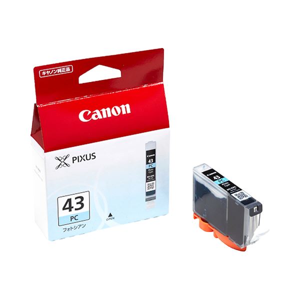 (まとめ) キヤノン Canon インキ貯蔵タンク BCI-43マイコン 写真絵シアン 6380B001 1個  【×10仕掛ける】[21]