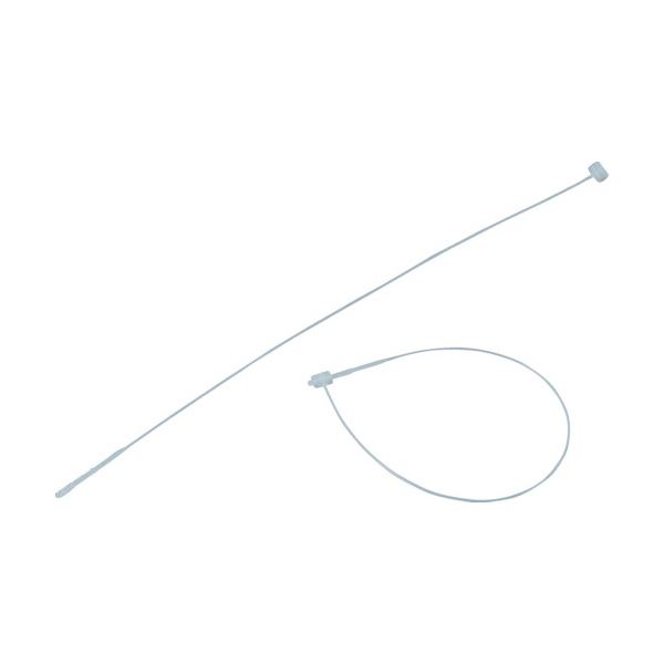 (まとめ) TRUSCO タグ付け用ループ 180mm ナチュラル TTF-180-NR 1袋(100本) 【×30セット】[21]