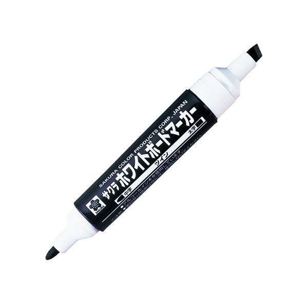 （まとめ） サクラクレパスホワイトボードマーカーツイン くろ WBK-T#49 1本 【×30セット】[21]