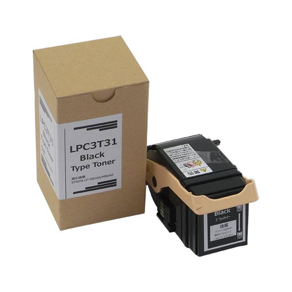 (まとめ）トナーカートリッジ LPC3T31K汎用品 黒いこと 1個【×3書き割り】[21]