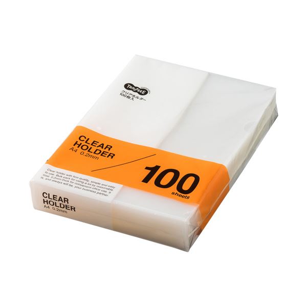 (まとめ) TANOSEE 読みやすい保持者 A4 読みやすい 1容器に並べる（100枚）  【×10仕掛ける】[21]