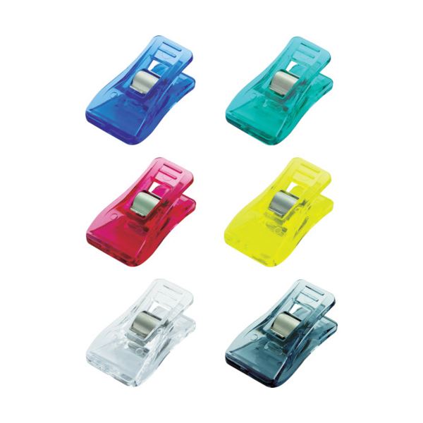 （まとめ） TRUSCO スタンドクリップ6色セット TSG30-SET 1パック（30個） 【×5セット】[21]