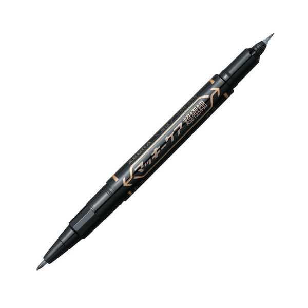 (まとめ) ゼブラ 油性目じるし マッキー世話をする超極細 極細+超極細 黒 YYTH3-BK 1書き割り(10本)  【×10書き割り】[21]