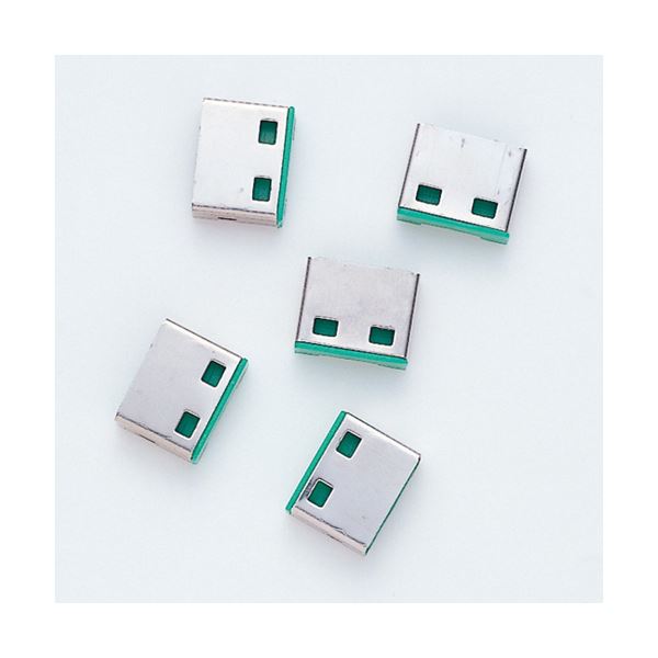（まとめ）サンワサプライSL-46-G用取付け部品 グリーン SL-46GOP 1パック(5個)【×3セット】[21]
