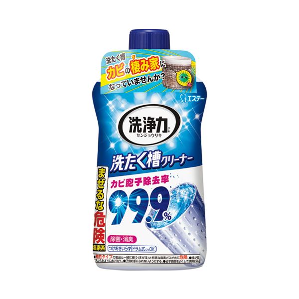 （まとめ） エステー 洗い濯ぎ力 洗たく槽洗浄剤 550g【×30書き割り】 [21]