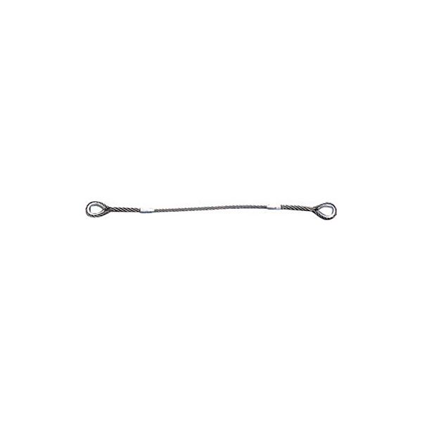 TRUSCO Wスリング Eタイプ 両端シンブル入 6mm×3m GRE-6S3 1本[21]
