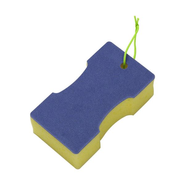 (まとめ) 激挙げ句の果て二階建てバス洗浄剤/二階建てバス海綿質 【マイクロ天鵞絨】 吊り下げ紐つき 風呂掃き出す 【60個仕掛ける】[21]