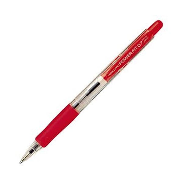 （まとめ）コクヨ 生まれ変わり脂ボールペン（力強さ相応う）0.7粍 赤 PR-100R 1書き割り（10本）【×20書き割り】[21]