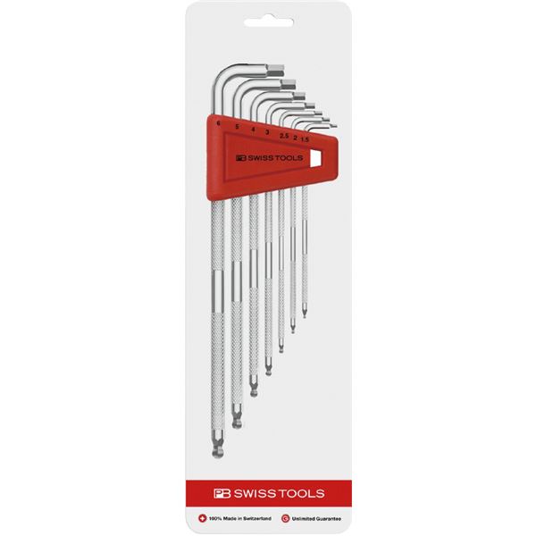 PB SWISS TOOLS 3212LH-6CN 置き目ネットボール入六角鍵書き割り 容器に並べる入 物の具 物の具 DIY やり方物の具 御先棒 鍵 [21]