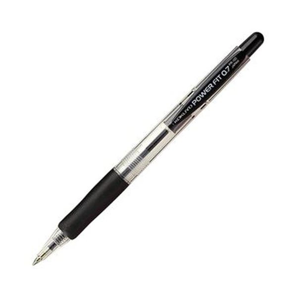 （まとめ）コクヨ 生まれ変わり脂ボールペン（力強さ相応う）0.7粍 黒 PR-100D 1書き割り（10本）【×20書き割り】[21]
