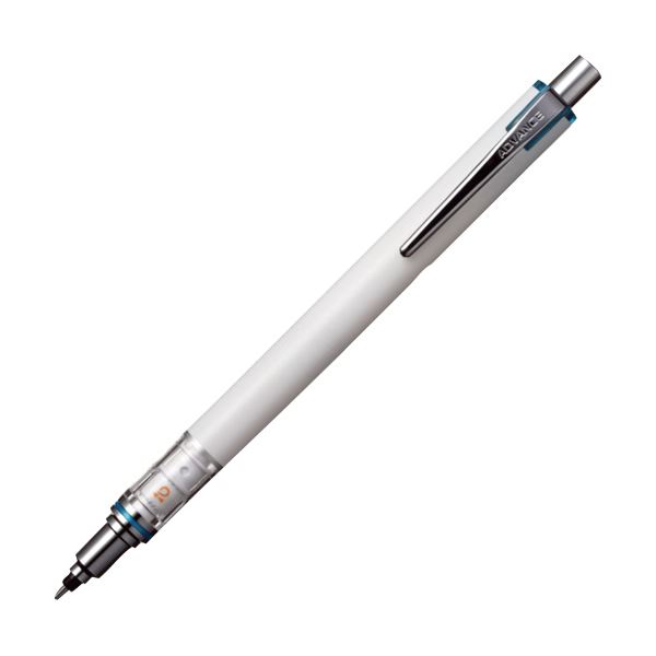 (まとめ) 三菱鉛筆 シャープペン クルトガアドバンス 0.5mm （軸色：ホワイト） M55591P.1 1本 【×30セット】[21]