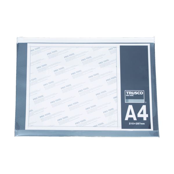 （まとめ）TRUSCO チャック付せつ然たる入れものB5 SFC-B5 1枚 【×20仕掛ける】[21]