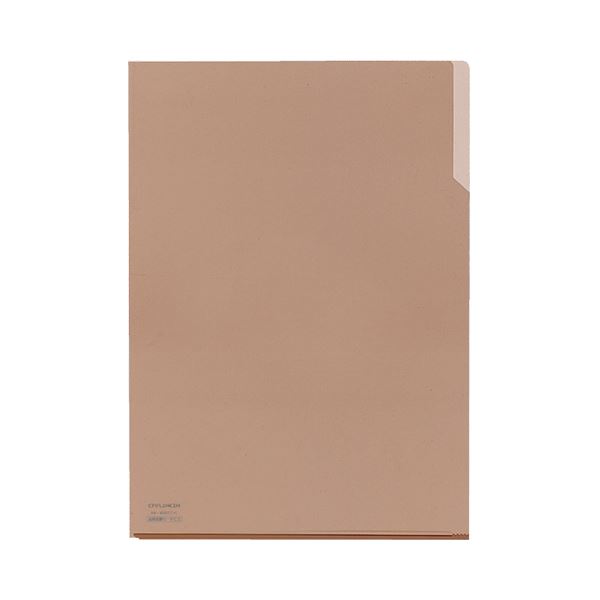 （まとめ）コクヨ せつ然たる保持者10(拾)A4 茶 フ-T750-9 1書き割り(5枚) 【×10書き割り】[21]