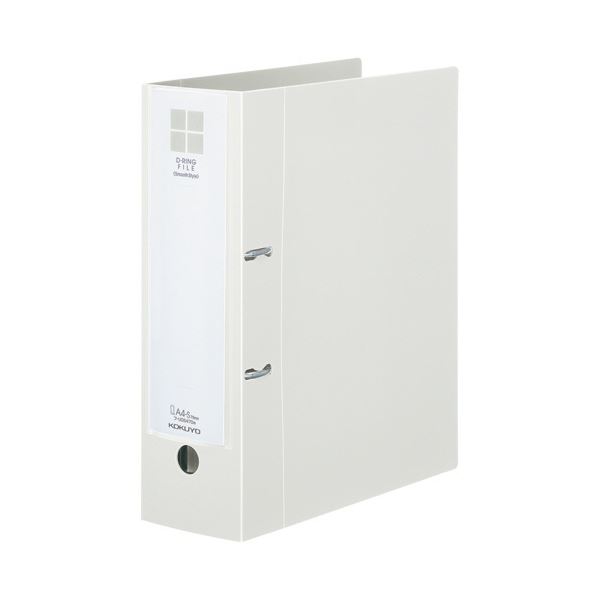 (まとめ) コクヨ D輪っか整理保存用具(スムース表現スタイル) A4タテ 700枚封じこめる 背幅95粍 象牙色 フ-UDS470W 1冊 【×10仕掛ける】[21]