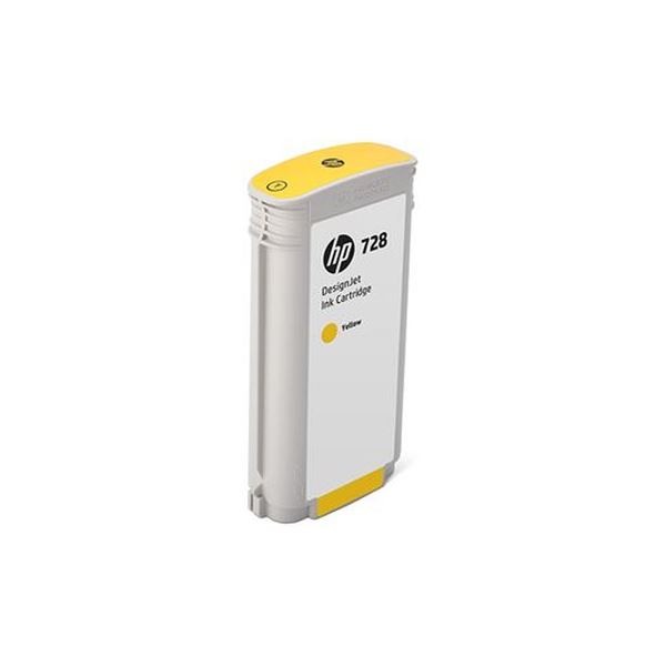 (まとめ）HP HP728 インクカートリッジイエロー 130ml F9J65A 1個【×3仕掛ける】[21]