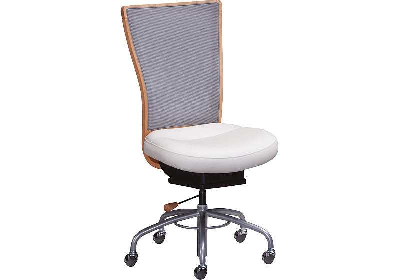 楽天市場】カリモク デスクチェア/合成皮革張デスクチェアー