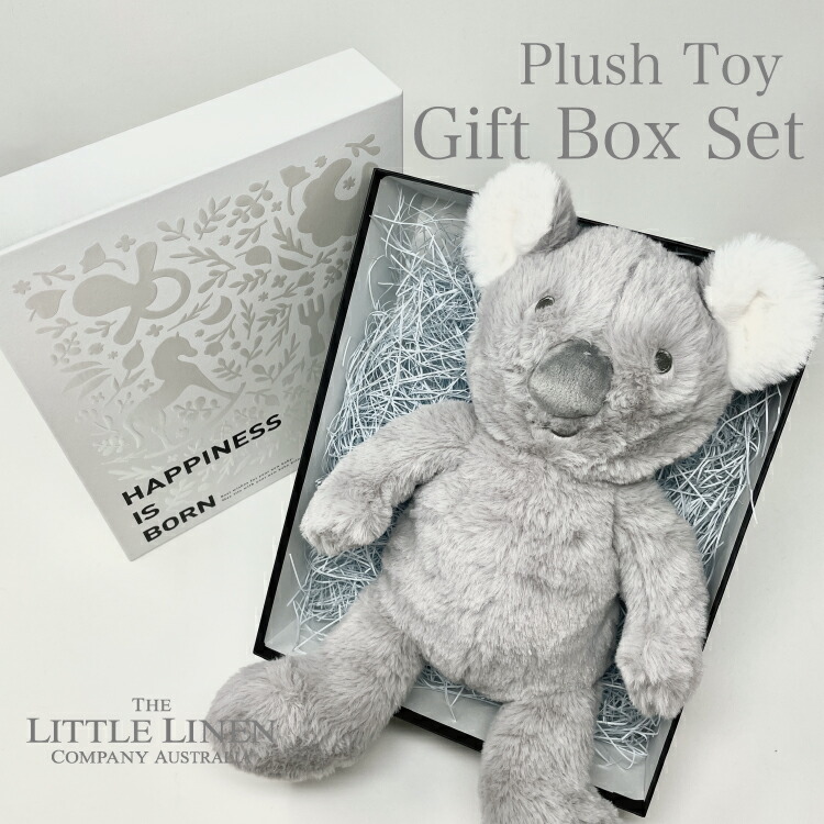 楽天市場 出産祝い 男の子 女の子 ギフトセット ボックス入り ぬいぐるみ 誕生祝い プレゼント マタニティ ベビー用品 新生児 ベビー かわいい おしゃれ 贈り物に 妊娠祝い The Little Linen Company Gift キッズ ベビー カイズ Kids Baby