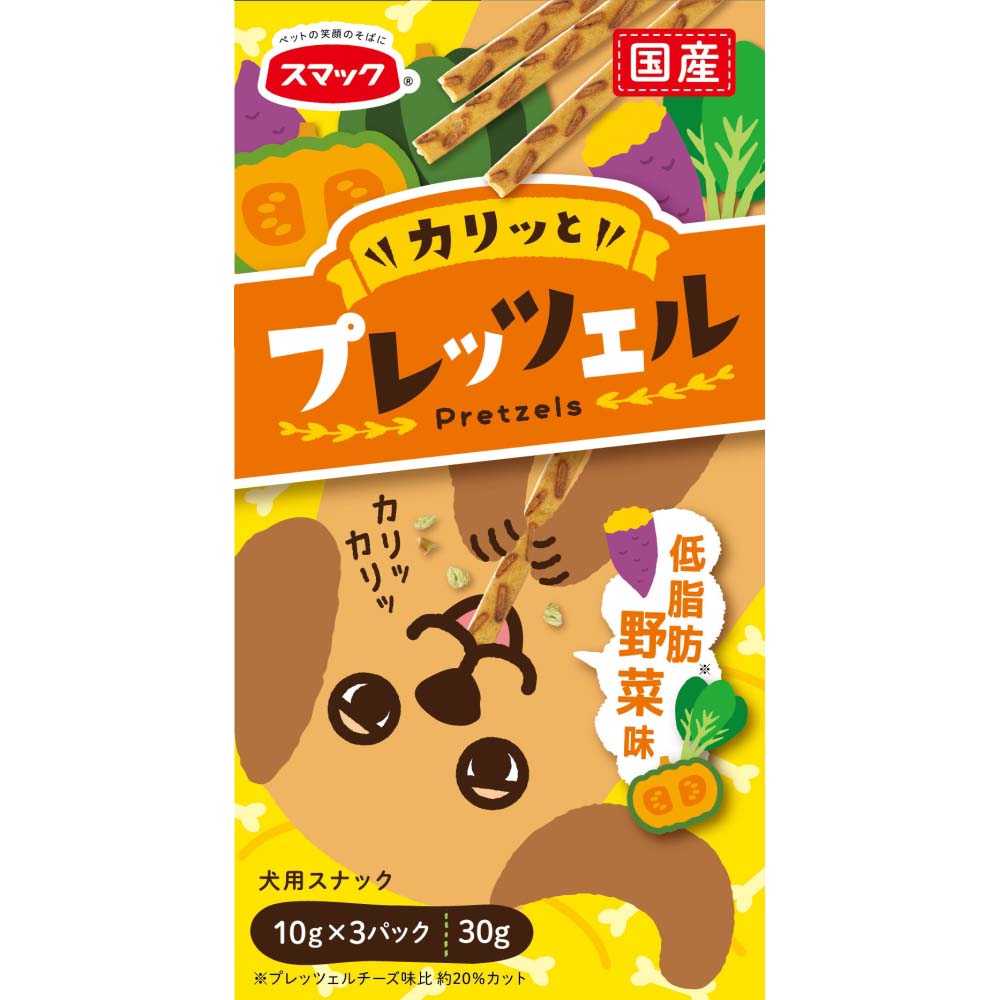 楽天市場】国産 犬用 おやつ スマック プレッツェル チキン味 30g (10ｇ×3袋） : 誕生日ケーキのお店ケベック