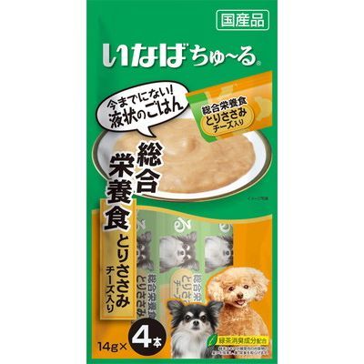 楽天市場 いなば 犬用 チャオちゅーる総合栄養食 とりささみチーズ入り 1 4g 4本 6袋セット 誕生日ケーキのお店ケベック