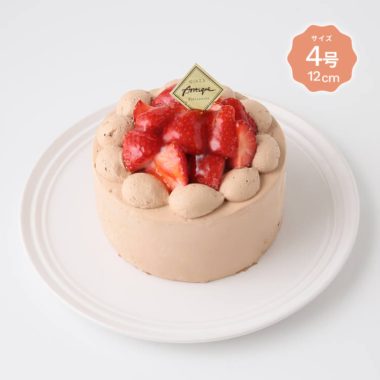 生チョコ苺盛りデコレーションケーキ 4号 12cm 苺 いちご イチゴ チョコレートケーキ チョコ ケーキ プレゼント ギフト お取り寄せ スイーツ 誕生日 誕生日ケーキ バースデー バースデーケーキ クリスマスケーキ クリスマス 予約 冷凍 プレゼント