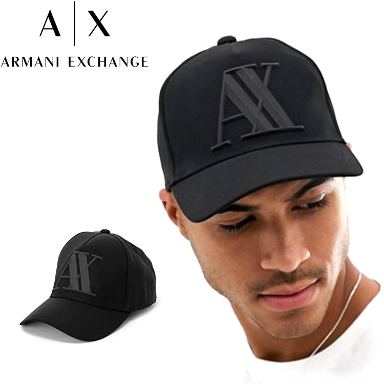 【楽天市場】ARMANI EXCHANGE アルマーニ エクスチェンジ ロゴ キャップ ブラック 帽子 FREE ONE SIZE おしゃれ