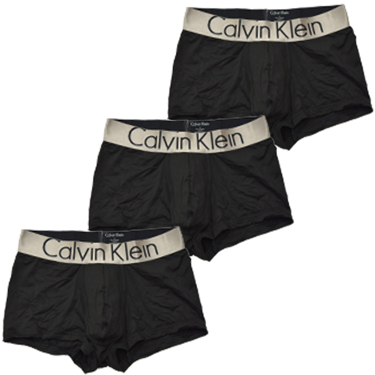 【楽天市場】Calvin Klein カルバンクライン メンズ ローライズ ボクサーパンツ 3枚セット ブラック CK トランクス S M L