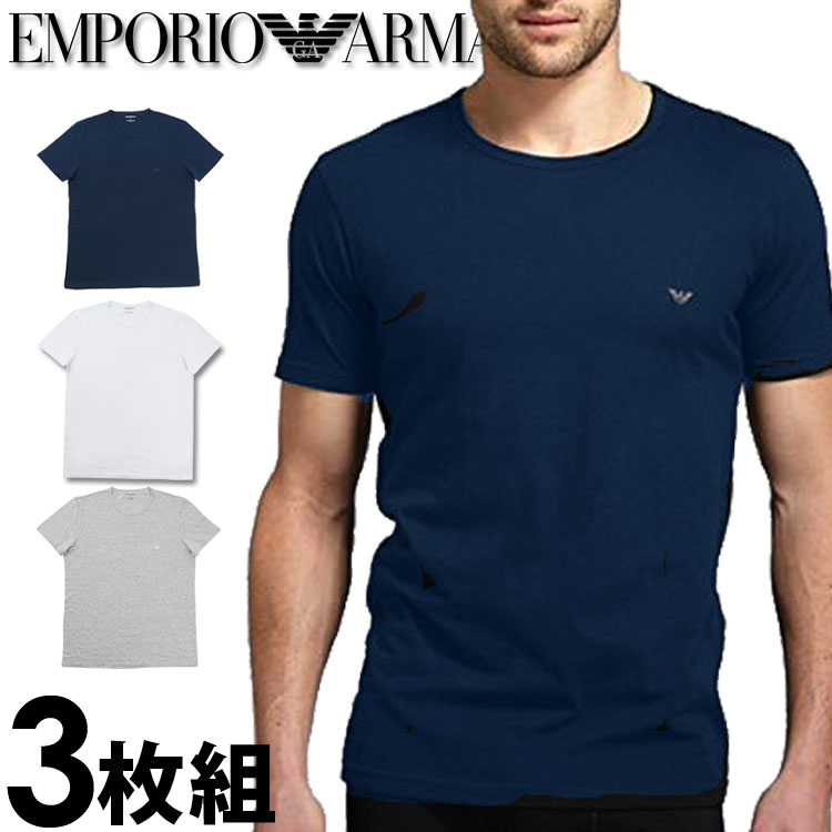 楽天市場】EMPORIO ARMANI エンポリオアルマーニ メンズ tシャツ 3枚 