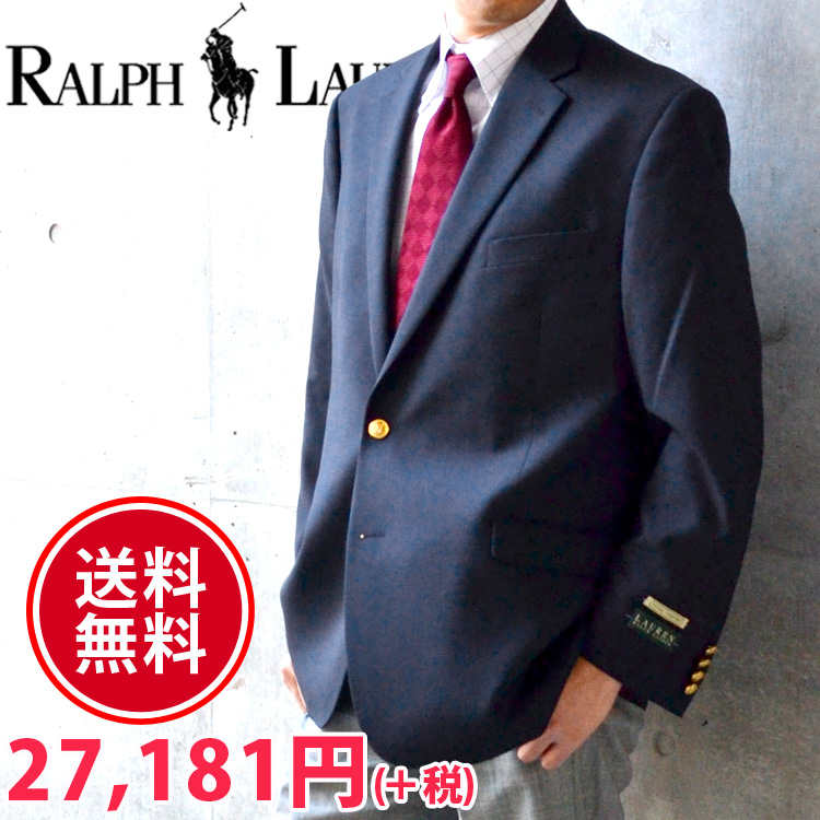 【楽天市場】LAUREN BY RALPH LAUREN ラルフローレン メンズ ブレザー 2ボタン ジャケット ネイビー [紺ブレザー 紺