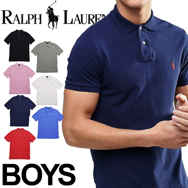 【楽天市場】POLO RALPH LAUREN BOYS ポロ ラルフローレン 半袖 ポロシャツ ボーイズ ポロプレイヤー クラシックフィット
