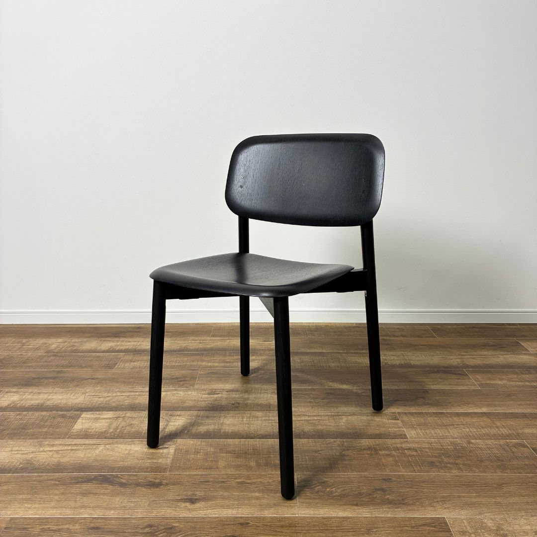 HAY SOFT EDGE CHAIR 60 RIVET Black ヘイ ソフトエッジ チェア 60 リベット ブラック ダイニングチェア スタッキングチェア 旧仕様【中古】【YBランク】