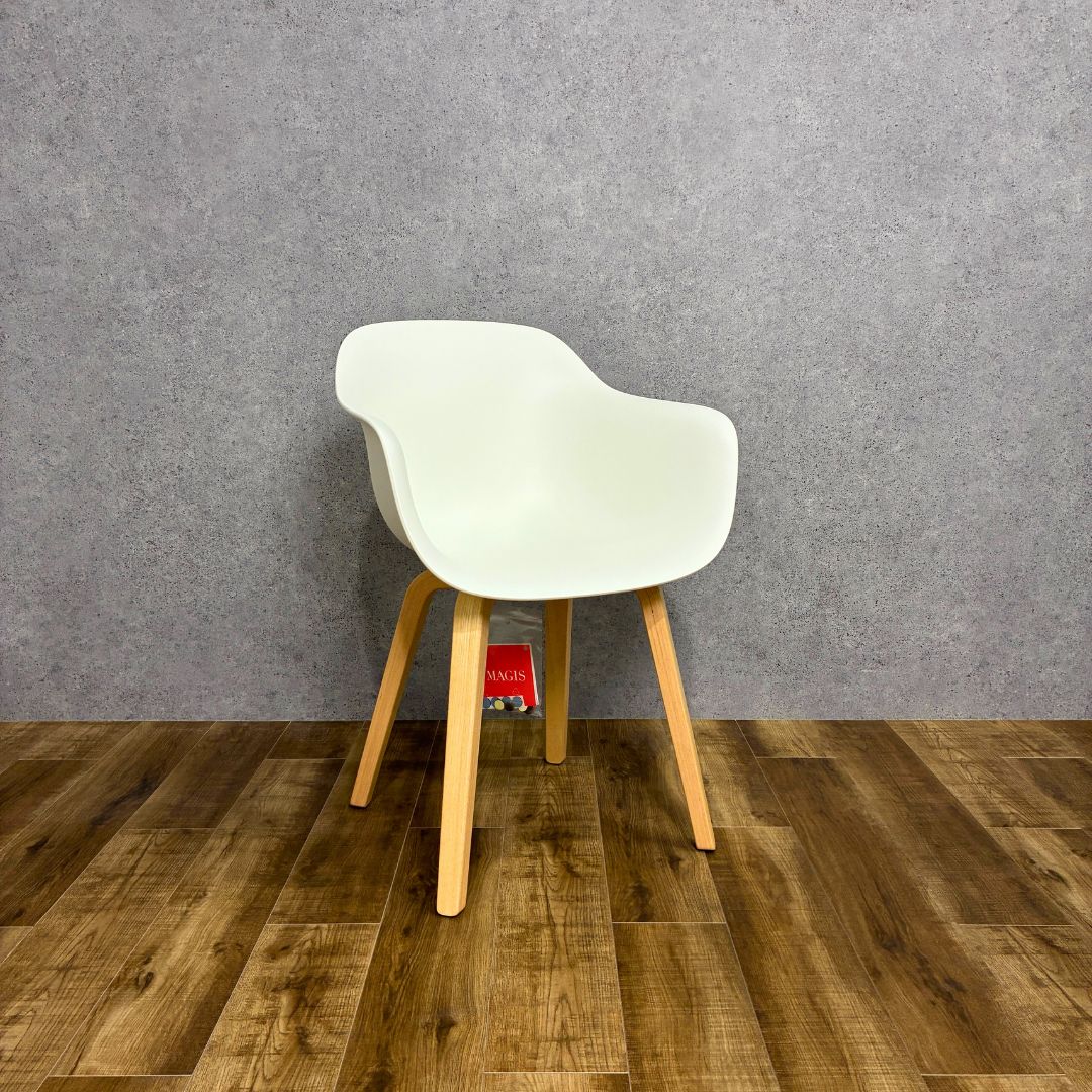 【未使用品・ 保証あり】MAGIS SUBSTANCE armchair plywood legs SD5020 natural × white 1735C マジス サブスタンス アームチェア プライウッド レッグス ナチュラル × ホワイト